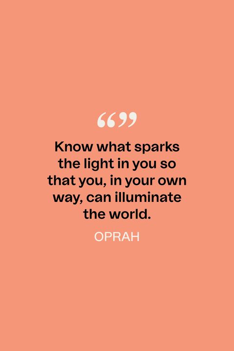 Festive Oprah Spark quote