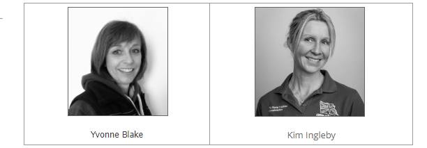 Strategies for Goal Setting & Self Care in business. Kim Ingleby & Yvonne Blake profile photos